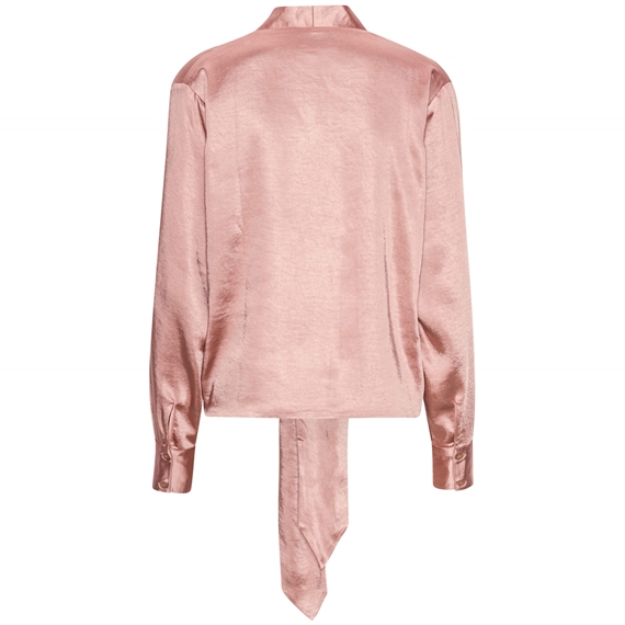 Karmamia Wrap Jacket, Peach Rich Satin